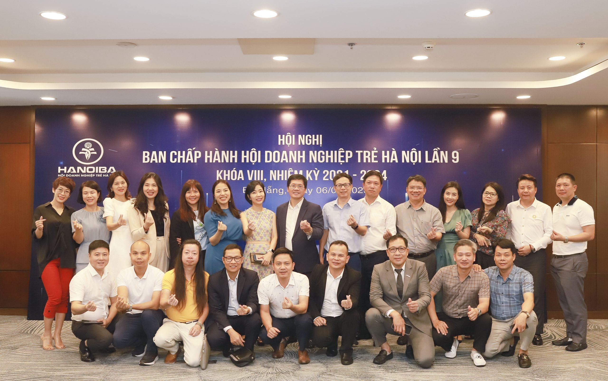 Các thành viên Ban Chấp hành Hội doanh nghiệp trẻ Hà Nội lần 9, khóa VIII, nhiệm kỳ 2021 - 2024